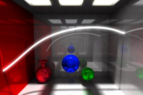 Room with Floating Balls