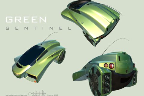 Poster Sentinel Green