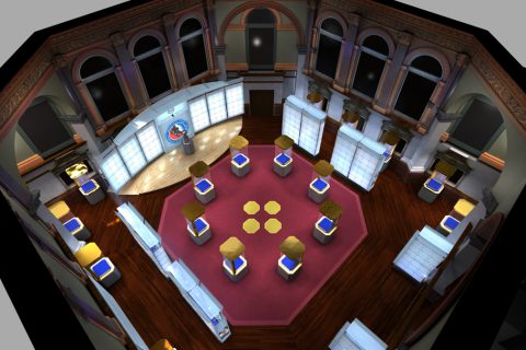 Grat hall bird eye view